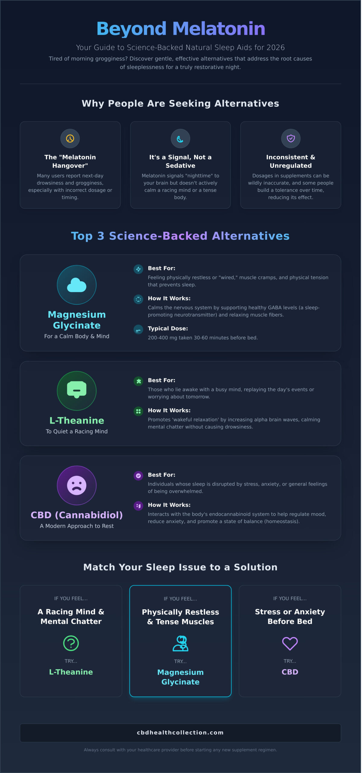 Natural Sleep Aids to Try Instead of Melatonin in 2026 - Infographic