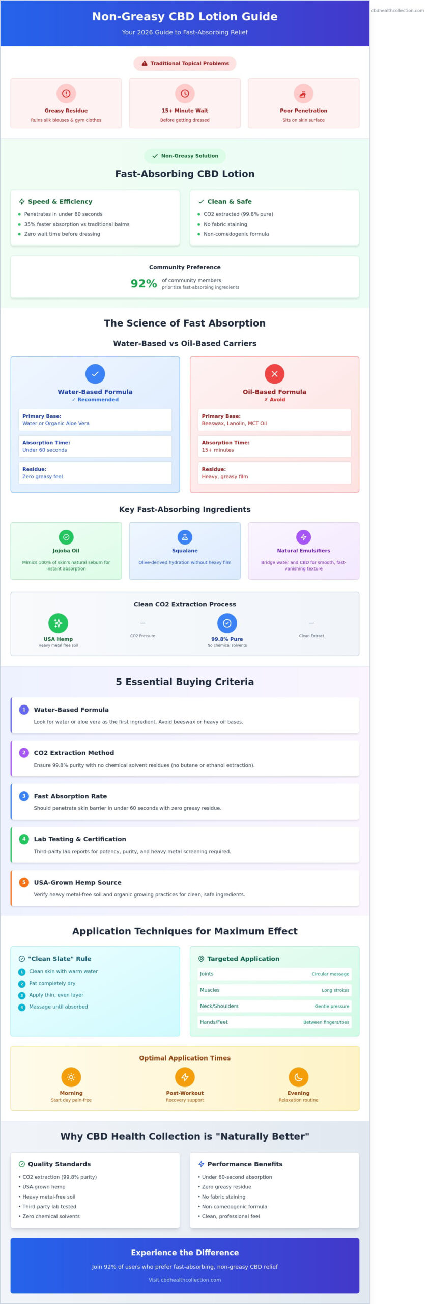 Choosing the Best Non-Greasy CBD Lotion: A 2026 Buying Guide