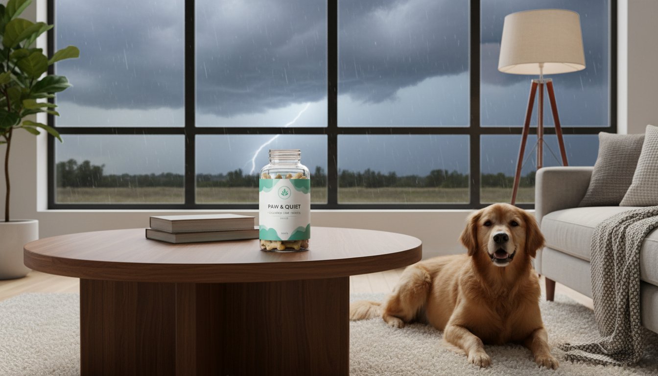 Calming CBD Dog Treats for Thunderstorms: A Pet Parent’s Guide to Storm Safety