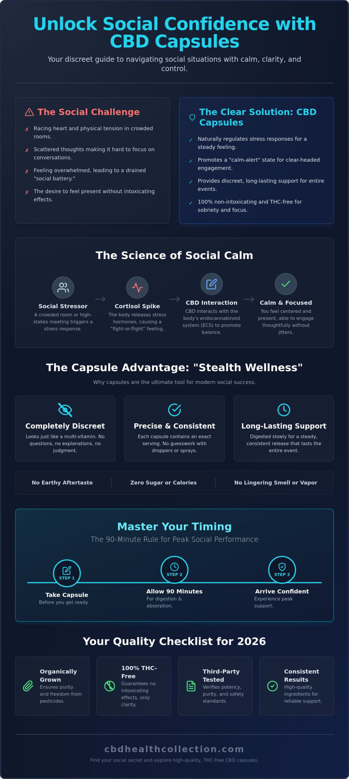 CBD Capsules for Social Situations: A Guide to Natural Ease in 2026