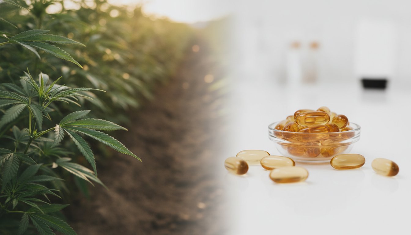 How Are CBD Capsules Made? From Organic Hemp to Finished Softgel