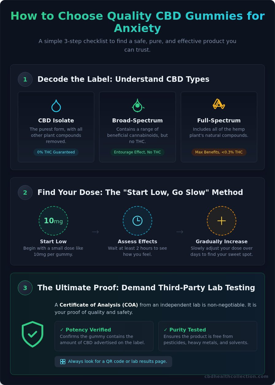 CBD Gummies for Anxiety: A Complete Guide to Finding Natural Calm
