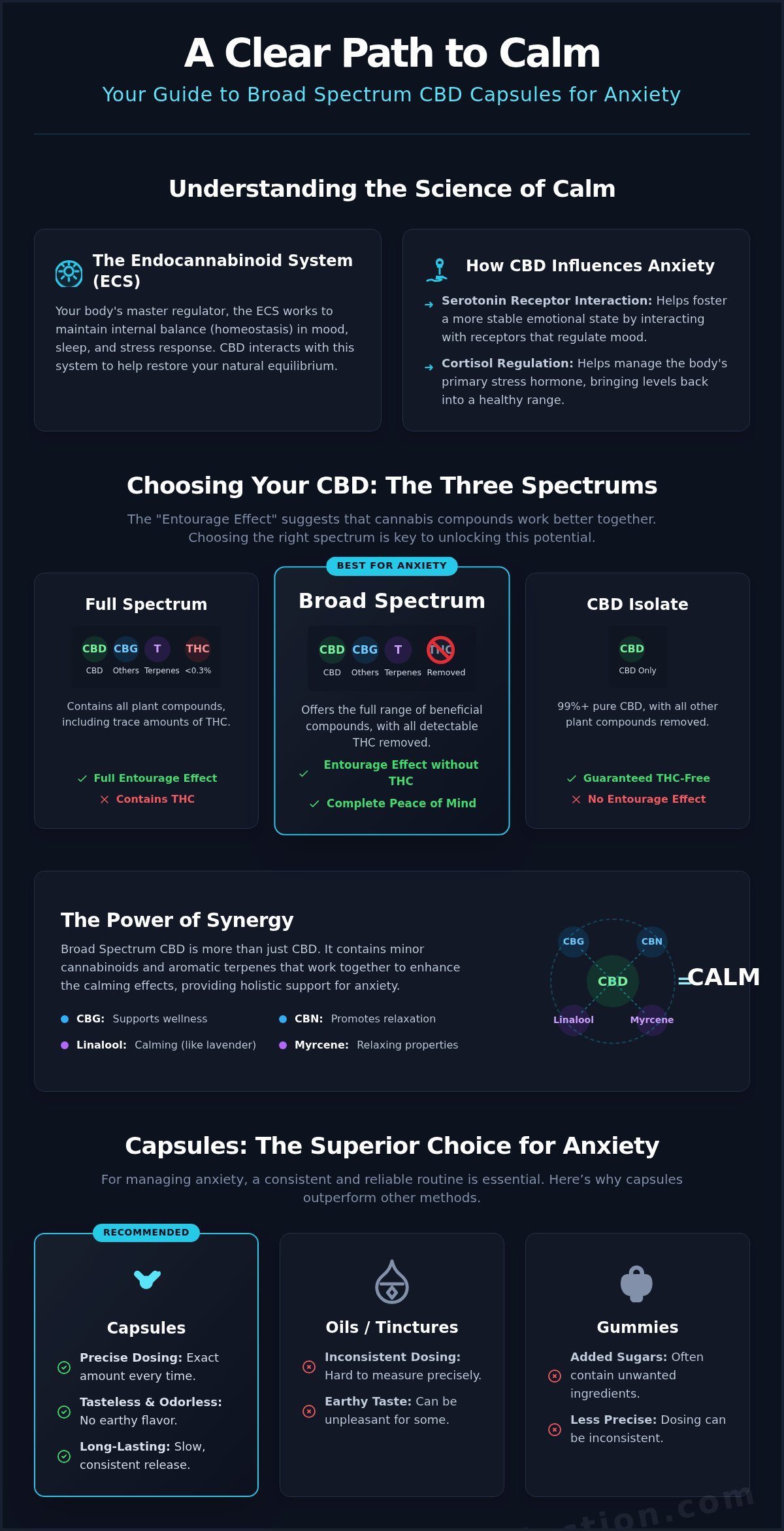 Broad Spectrum CBD Capsules for Anxiety: Your Complete Guide to Finding Calm