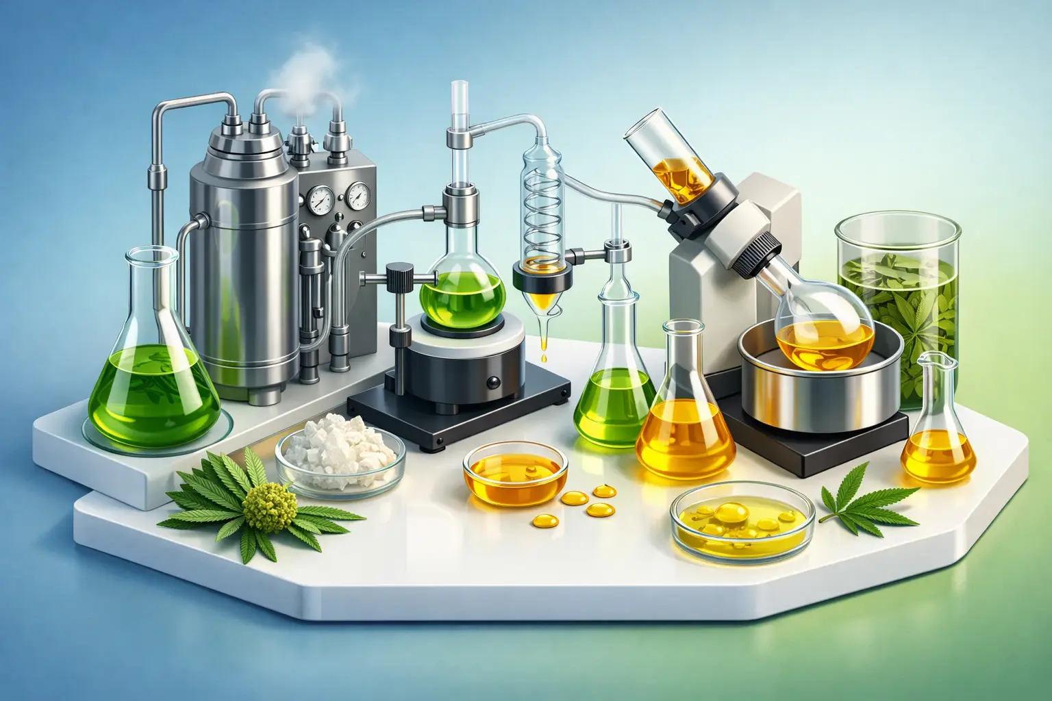 CBD Extraction Methods Guide for Cleaner Choices