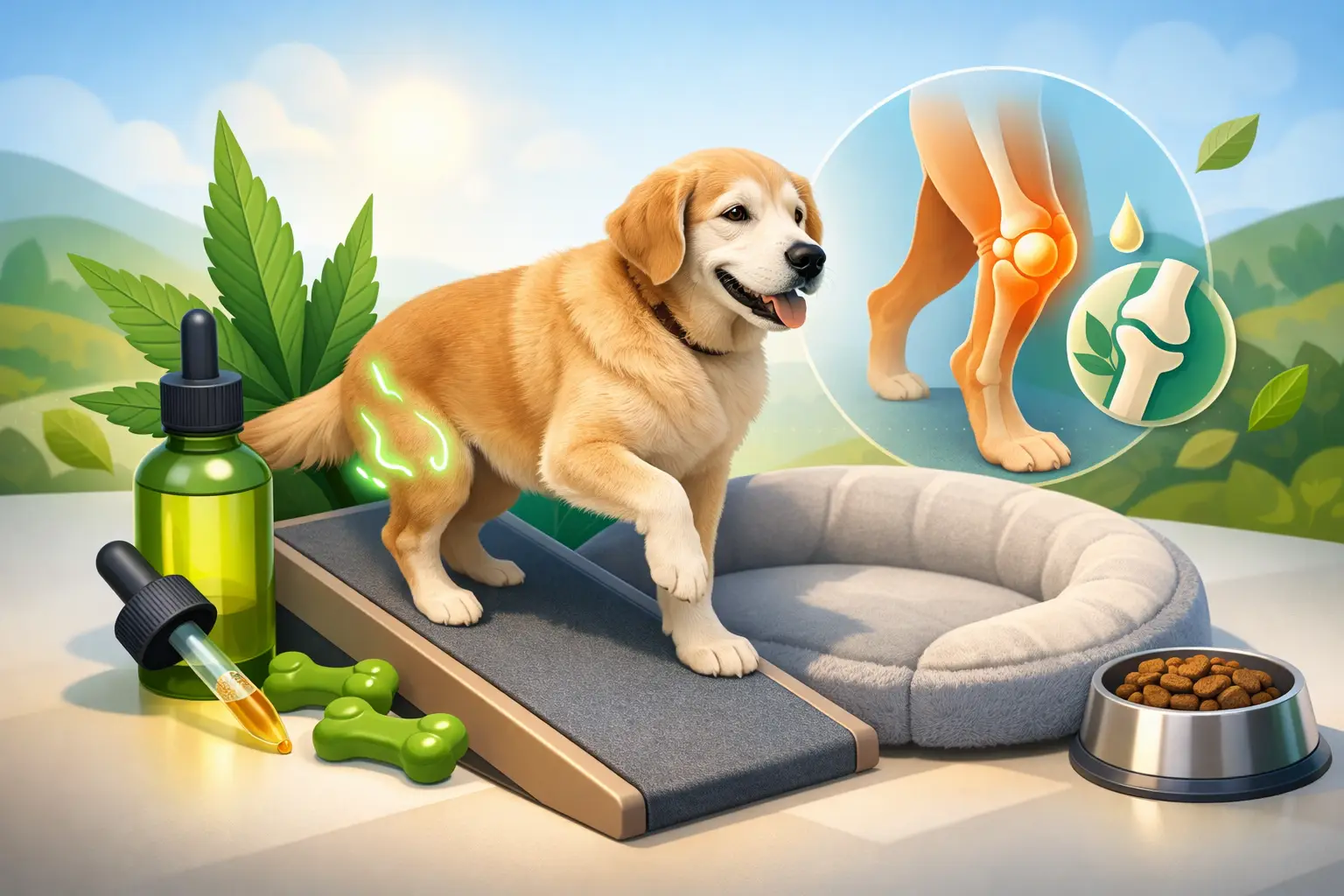 CBD for Aging Dog Mobility and Joint Comfort